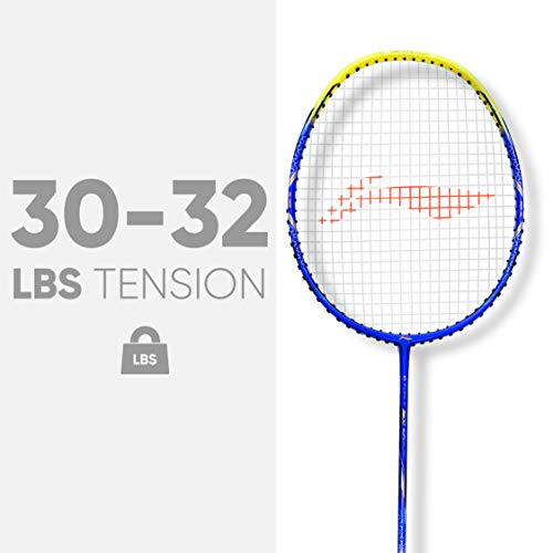 Li-Ning G-Force Superlite 3600 Carbon-Fiber Strung Badminton Racquet With Free Full Cover (Blue/Yellow) #TOP6