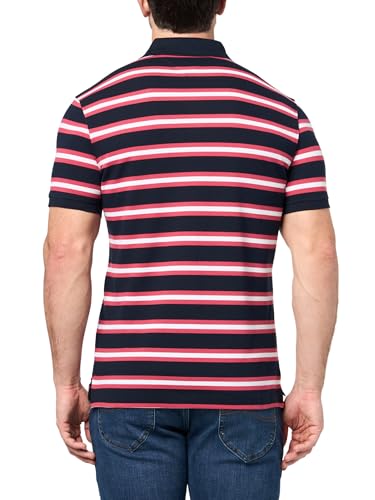 Image of Tommy Hilfiger Men's Short Sleeve Polo Shirts in Slim Fit with Stretch and Organic Pique Cotton