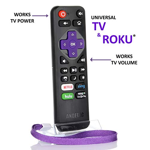 Universal IR Roku Express Remote with Volume Roku/TV Streaming 2-in-1 Remote Control