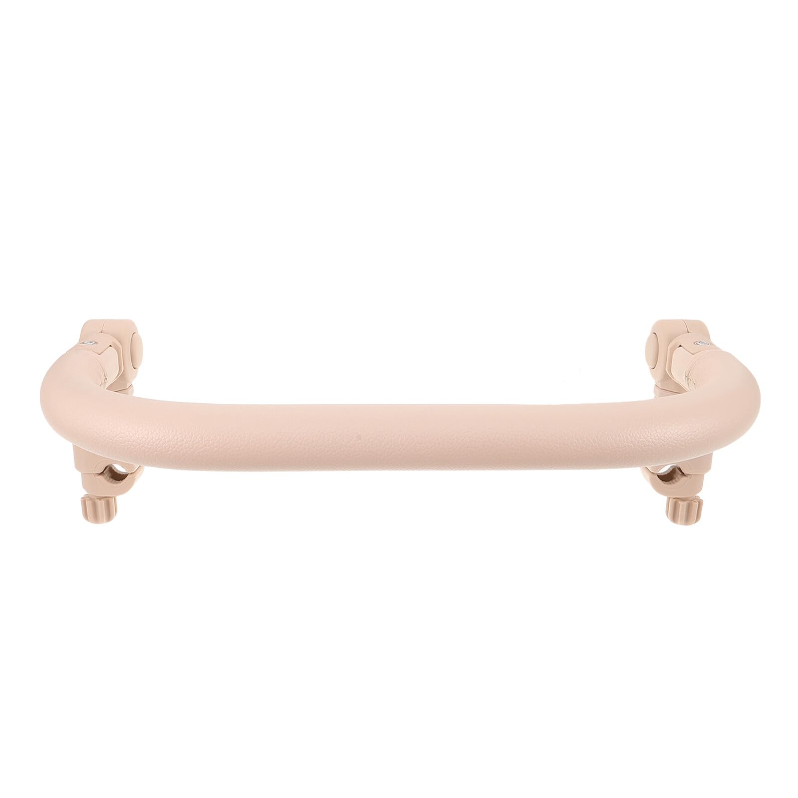 Poignée pour Poussette en PU Rallonge Latérale Beige Accoudoir Réglable pour Confort et Sécurité Bébé Accessoire Solide et Facile à Nettoyer pour Promenade en Plein Air