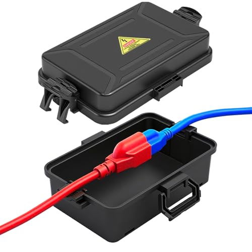 Diqmiaq Mini Outdoor Electrical Box IP54 Waterproof Extension Cord Cover