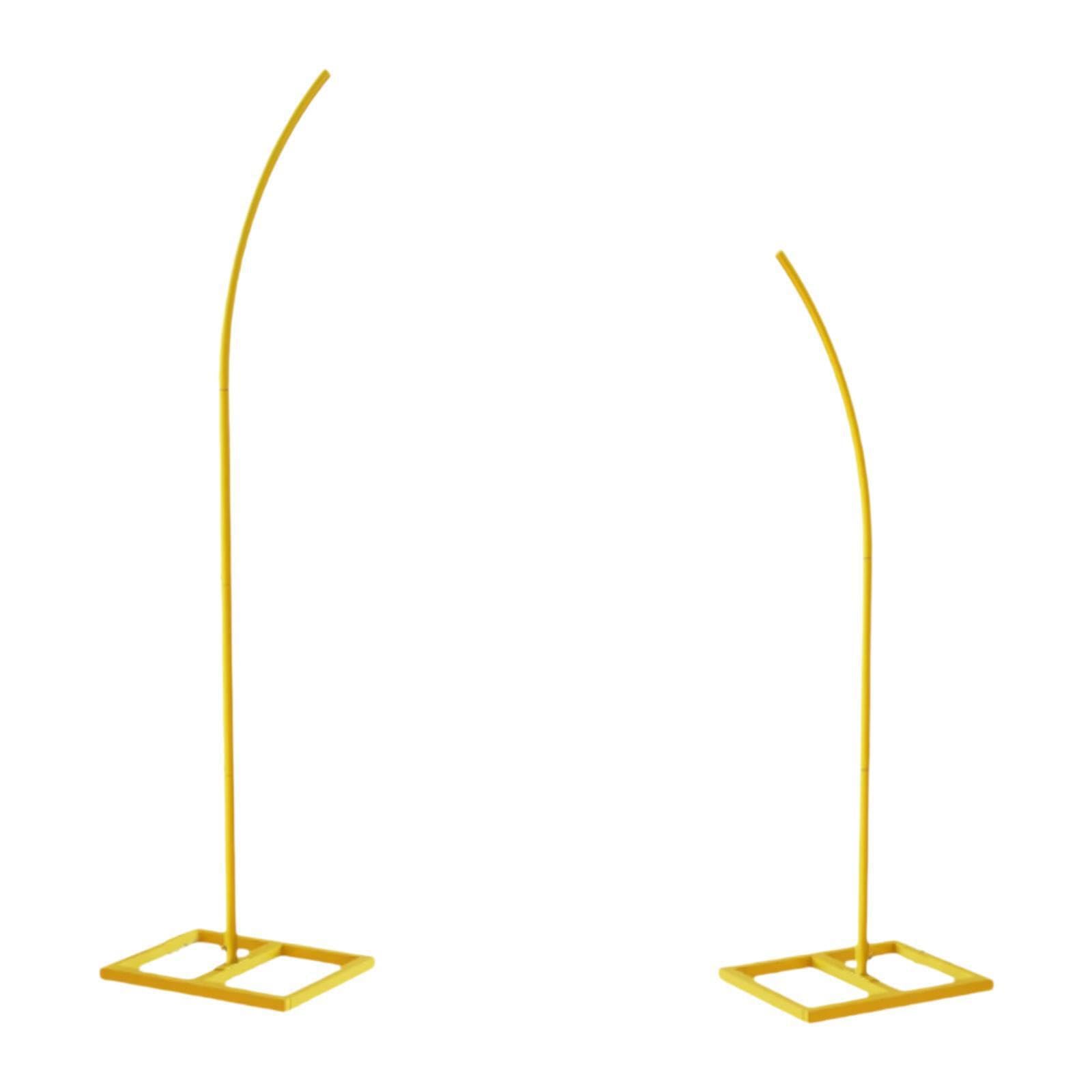 Soporte de metal curvo de fácil montaje para celebraciones de eventos, ideal para globos con tornillos de ajuste. Soporte de fondo de metal curvo