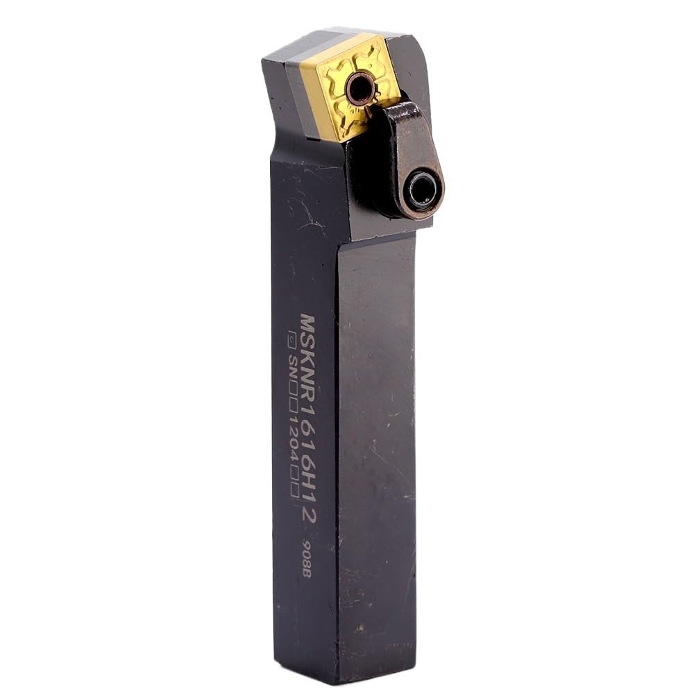 Porte-outils de tournage en carbure indexable MSKNR1616 MSKNR2020 MSKNR2525 MSKNL2020K12 Outil de tournage externe pour insert en carbure SNMG (MSKNR2525M12) (MSKNL2525M12)