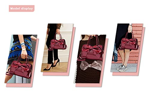 Image of JHVYF Women Tote bag Satchel Purses and Handbags for Women Shoulder Bags Bow Purse