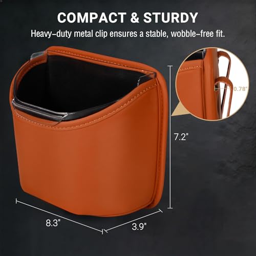 Contenedor de basura para carro con clip y forro impermeable miniatura 5
