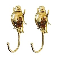 Curtain Tiebacks Brass Curtain Hook Towel Hook Decoration Wall Hooks Drapery Hooks Ladybird Sculpture Hooks Coat Hook