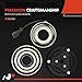 A-Premium Air Conditioner AC Compressor Clutch Kit Compatible with Subaru Forester 2007-2013, Impreza 2007-2014, WRX 2012-2015, WRX STI 2014-2020, 2.0L 2.5L