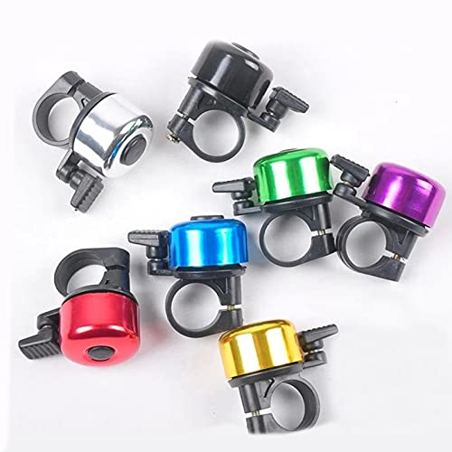 Bike Bell, Aluminum Bicycle Bell With Loud Crisp Clear Sound, Road Mountain Bike Bell For Adults Kids Purple #TOP2