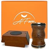 A-Fours High‑Quality Wooden Manual Rolling Diamond Knife Sharpener – Beech Wood, Magnetic Angles 15°/20°, 2‑Grit Diamond Roller, Eco‑Friendly, Professional Kitchen Tool