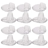 CIYODO 8 Paare Transparente PU Gel Zehenschutz Pads und Fersenschutz Pflaster Weiche Split Toe Pads gegen Wundreiben für High Heels und Clogs Atmungsaktiv und Unsichtbar