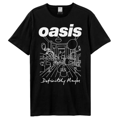 T-Shirt Definitely Maybe Amplified Noir XL pour Adulte