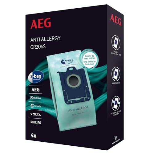 Sac Aspirateur AEG GR206S – Lot de 4 Sacs Plastiques Anti-Allergiques - vue 3