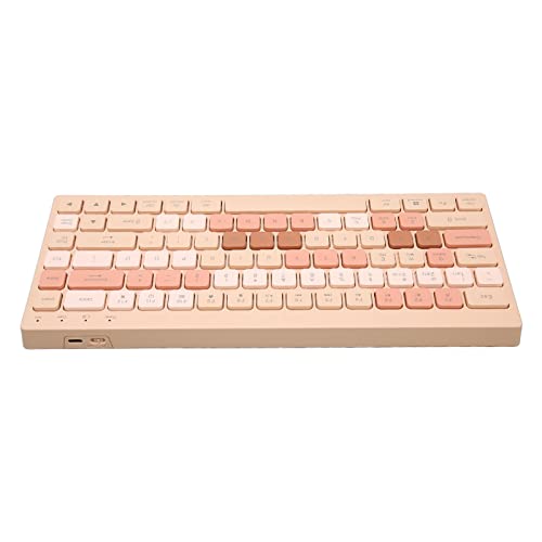 Clavier Bluetooth silencieux Type C touches Waterdrop double mode sans fil pour ordinateur de bureau