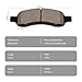 HYFTJYZ Front Brake Pads for Car Compatible with Chevrolet Colorado Trailblazer EXT Traverse SSR GMC Envoy XL Canyon Acadia Limited Buick Enclave Rainier Isuzu Ascender Saturn Outlook and Saab 9-7X