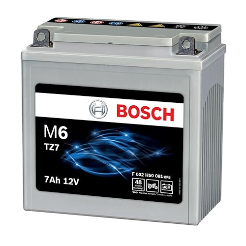 Bosch Bike Battery with AGM Technology |F002H500818F8 |7 Ah,TZ7| Spill Proof, enhanced cranking power, zero maintenance | 24 Months Warranty (Free of Cost Replacement)+ 24 Months Pro rata* Warranty (B0BXT1F69C) Amazon Price History, Amazon Price Tracker