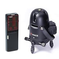Amazon | VOICE レーザー墨出し器 5ラインレーザー Model-R5 受光器 
