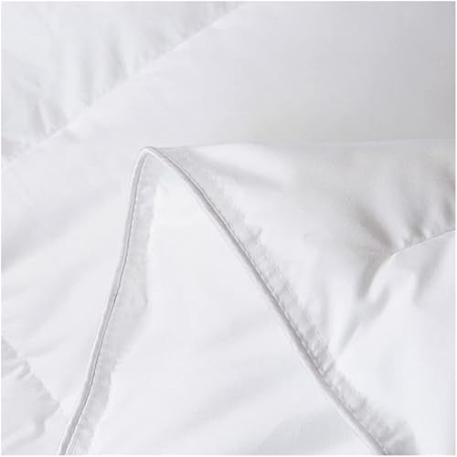 Miniatura 7 de Edredón de plumón de gansopato para invierno y verano, funda de algodón blanco, edredón grueso, tamaño King Queen