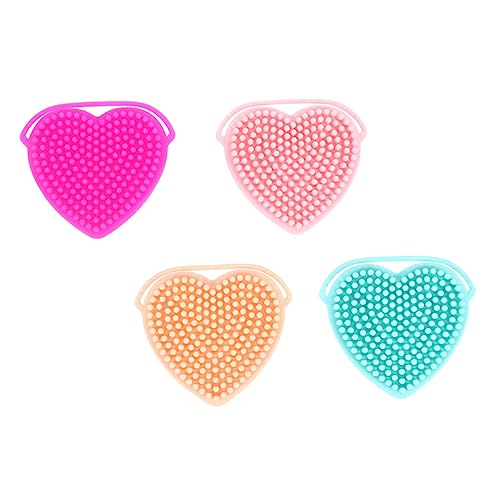 Ipetboom Facial Brush Set 4pcs Silicone Face Cleansing Tool Massager Brush Gentle and Non-Abrasive for All Skin