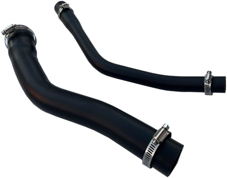 Fuel Fill and Vent Fuel/Gas Hoses Combo with Clamps Compatible with Jeep Cherokee XJ 1997 1998 1999 2000 2001 52100131AD, 52100132AB