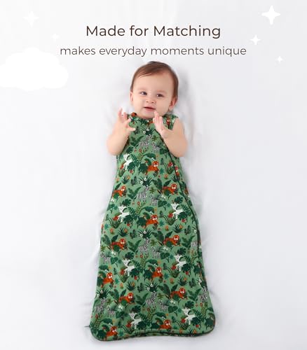 Image of Baby Sleep Sack Soft Wearable Blanket 2-Way Zipper Sleeping Bag for Girls Boys 0-3T, Viscose Made from Bamboo