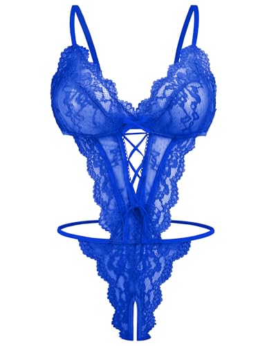 Image of Avidlove Sexy Lingerie for Women Lace Teddy Bodysuit One Piece Lingerie