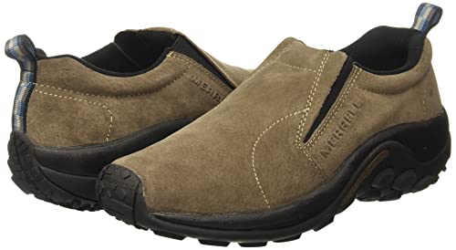 Image of Merrell mens Jungle Moc loafers shoes, Beige Classic Taupe, 10 US