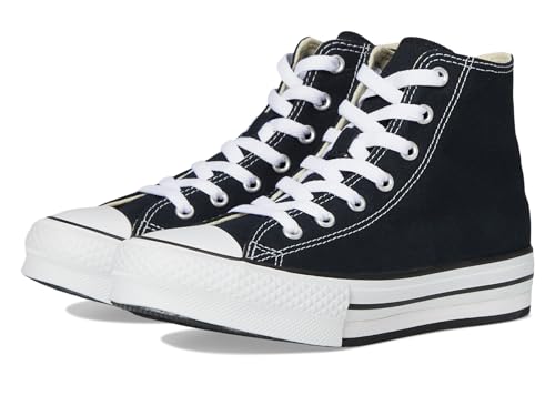 Converse Boys Chuck Taylor All Star Eva Lift Platform (Little Kid) Black/White/Black 11 Little Kid M