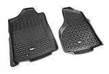 Rugged Ridge 82903.01 Floor Liner, Front; Black, 2002-2011 Dodge Ram 1500 Quad Cab, 03-11 1500 /...