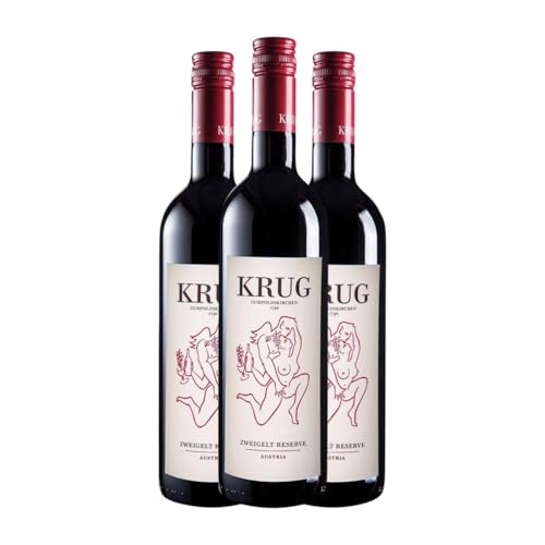 Krug Eichkogel Zweigelt Thermenregion Reserva 75 cl Vino tinto (Caja de 3 Botellas de 75 cl)