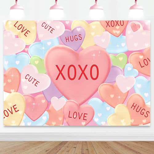 Mocsicka 7x5ft Valentines Day Backdrop...
