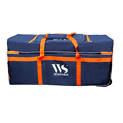 Image of Whitedot Players Polyester Cricket Kitbag, Size (Large), Navy Blue