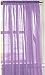 Onestopshop's Lavender Voile Sheer Panel Drape Curtain for Your Window Fully Stitched and Hemmed 55x84"