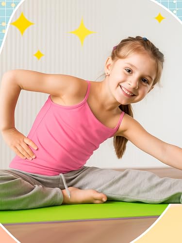 Image of Geyoga 6 /8 Pcs Girls Tank Top Sleeveless Racer Back Top Camisole Cami Undershirts