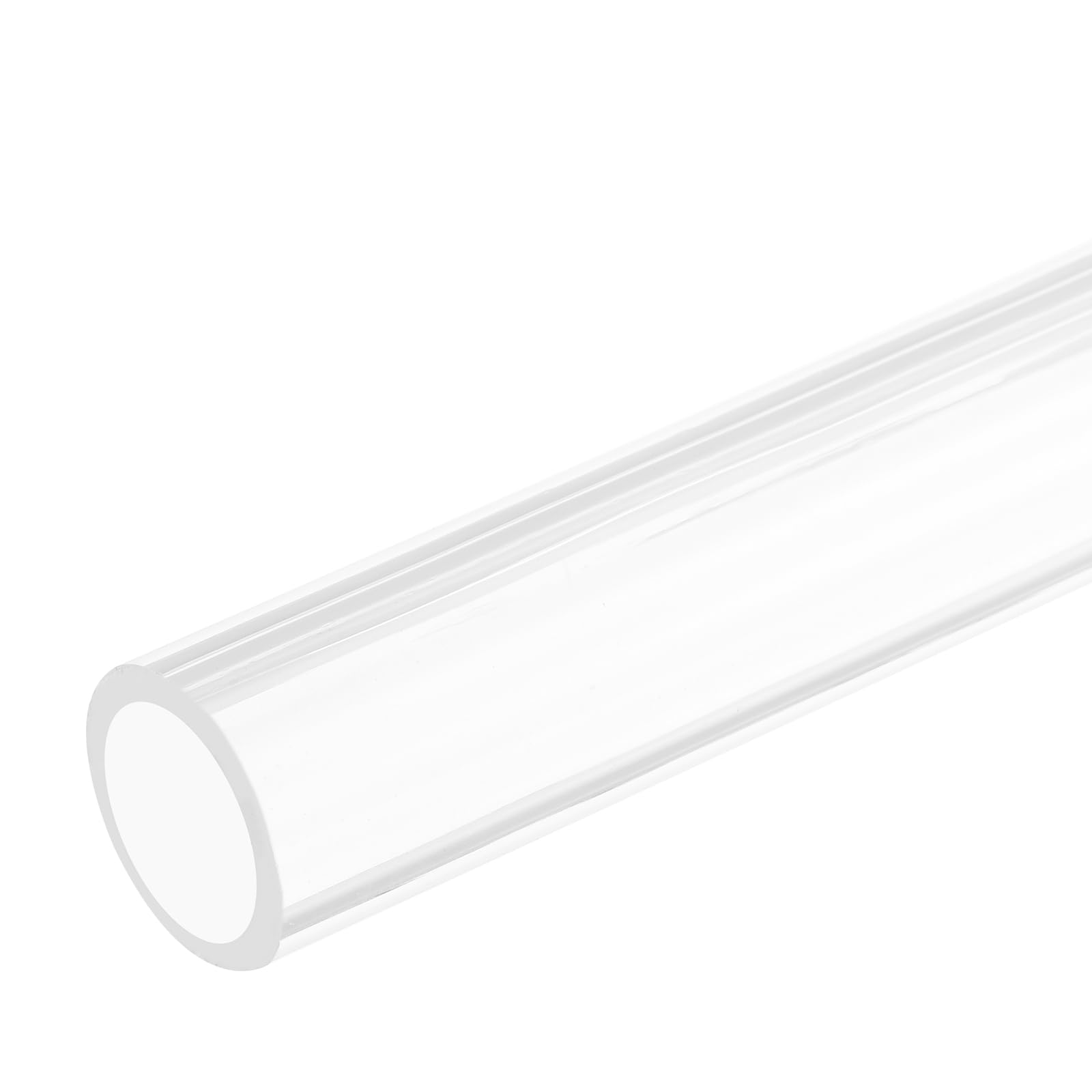 Tubo acrílico redondo transparente 17 mm DI 21 mm DE 350 mm para lámparas