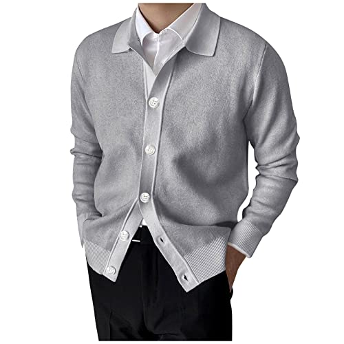 Polo à manches longues tendance en maille côtelée premium