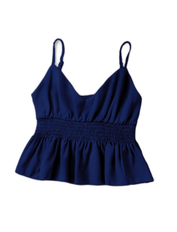 v veshh veshh Casual Solid Women Dark Blue Top ()_PT_1459-picture-41