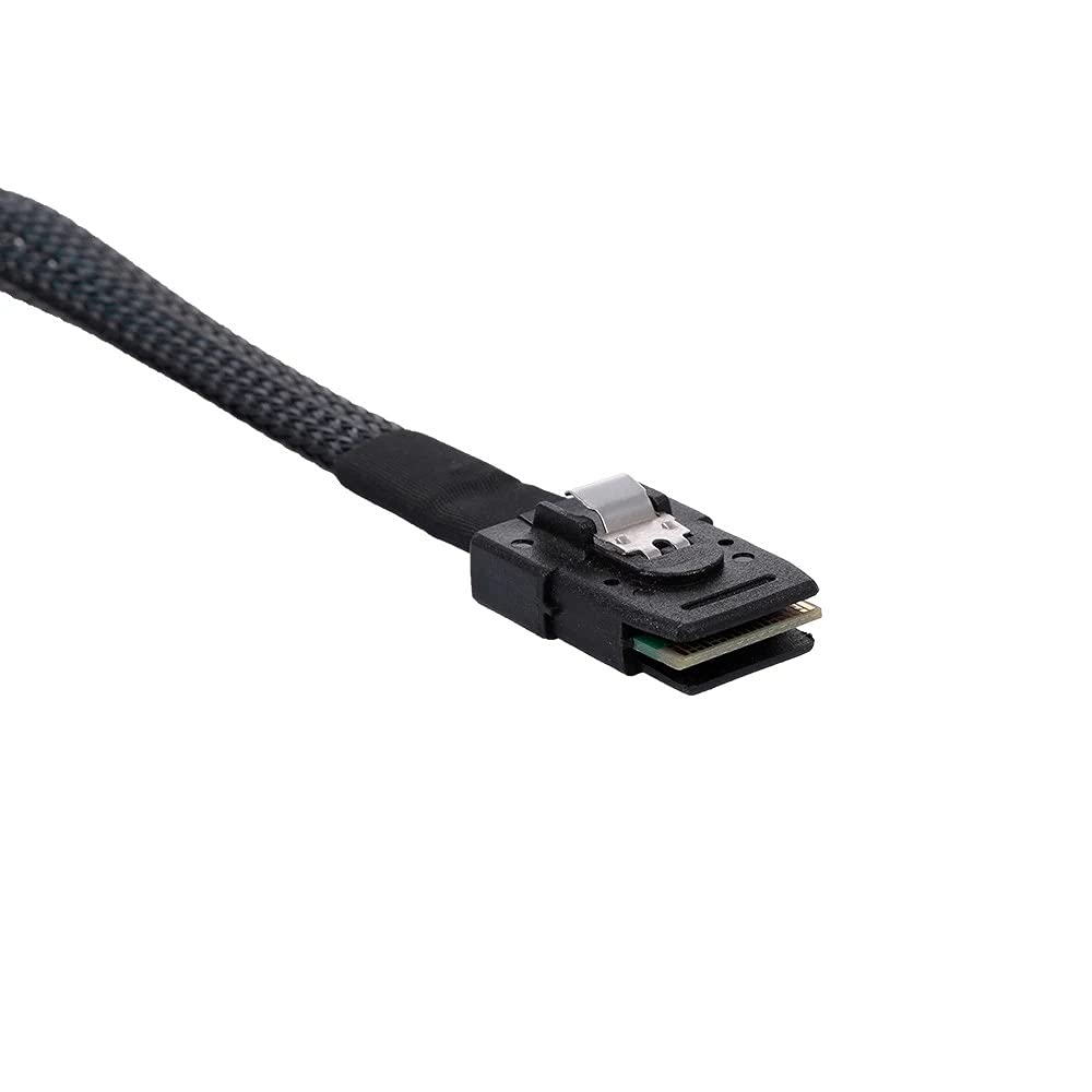 Interno 36 Pin Mini SAS SFF-8087 Host a 4 SFF-8482 Target SAS Hard Disk e cavo di alimentazione SATA 100cm