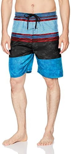 Burnside Men's Newport Elastic Waist Swim Trunk