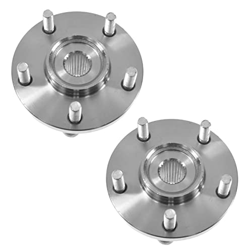 Image of TRQ Front Wheel Bearing and Hub Assembly Set 2 Piece for 06-12 Mitsubishi Eclipse 09-12 Galant 04-07 Galant GTS 04-06 LS 07-08 Ralliart 04-08 Endeavor 10-11 Endeavor
