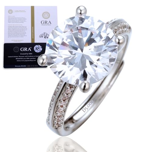 Bague femme moissanite argent 925 pour alliance mariage et fiançaille ajustable
