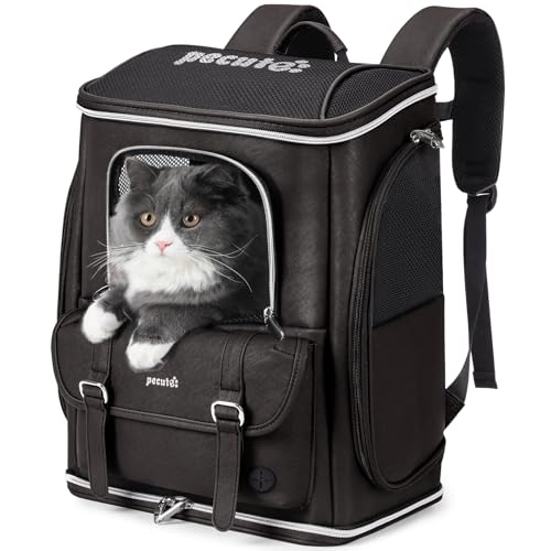 Pecute mochila gato reducción de carga antigravedad, mochila ergonómica para gatos,mochila de...