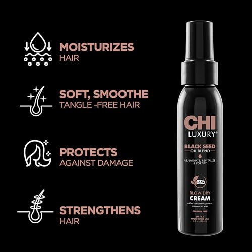 CHI Luxury Black Seed Oil Blow Dry Cream, Moisturizing Styling Cream, 6 Oz - image 2