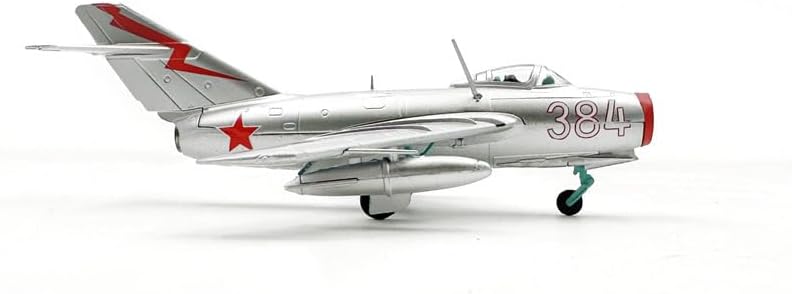 1:72 MIG-15 Aircraft Model, Metal Pre-Assembled Military Fighter Jet, Highly Simualtion Diecast Airplane Models for Collection or Gift, Age 14+.