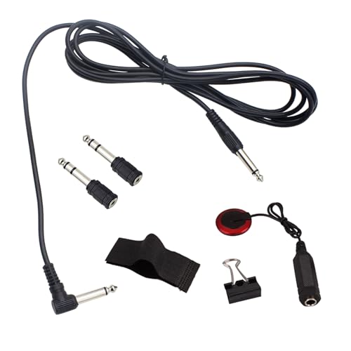 mioosho Guitar Sound Pickup Piezo Microphone Pickup Transducer Guitar Cable Sticker Guitar Ukulele Instruments Accessory