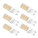 Ampoule G9 LED 5W Blanc Neutre 4000K, 450LM, AC 220V, Culot G9 40W 50W Halogène Équivalent, LED Lampe G9 Neutre pour Applique Murale Intérieur, Lustre LED, non-dimmable, lot de 6
