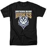 University of Southern Maine Official Distressed Primary Logo Unisex Adult T Shirt,Black, Medium
