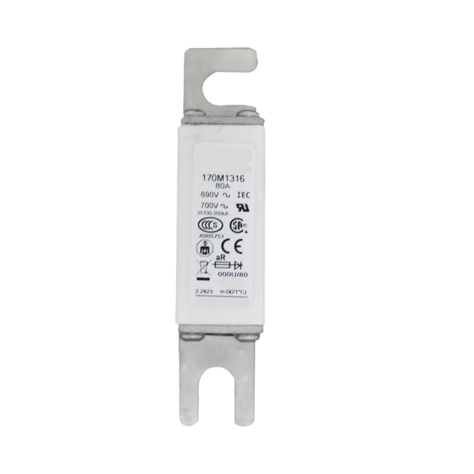 170M1316 Micro-interrupteur de haute précision pour fusible 80A 690V - 4