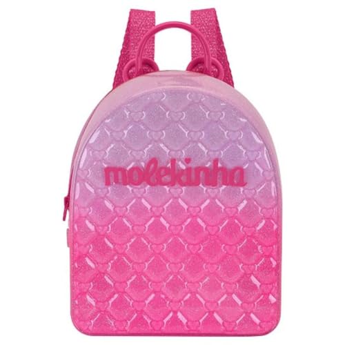 Mochila Infantil Molekinha Detalhe Coração