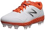 new balance baseball shoes youth  New Balance Women\'s Velo V1 Molded Baseball Shoe, Orange/White, 5 D US