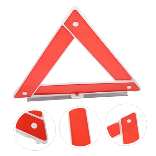 Kit de 2 triángulos de seguridad para autos portátiles miniatura 2